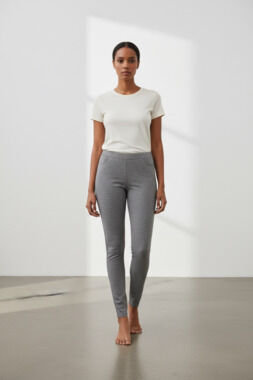 Michael Michael Kors Grey Knit Pull-On Jeggings Leggings Size L